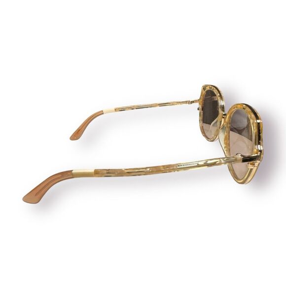TOMS Women\'s Lottie Sunglasses G Flecks in Crystal‎ Square Sunglasses y2k